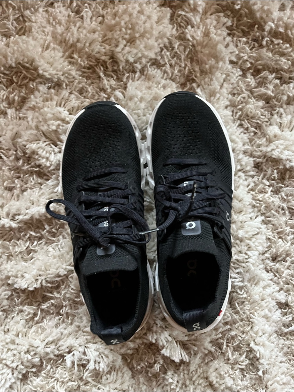 On Running Women’s Cloudswift Black and White Women's Athletic Shoes